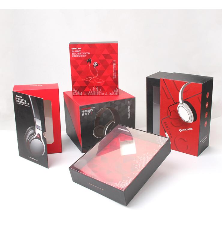 Sinicline Diverse Head Band Type Earphone  Packaging Box