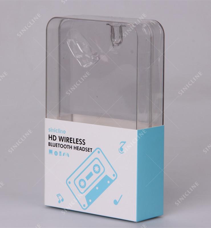 clear plastic earphone box